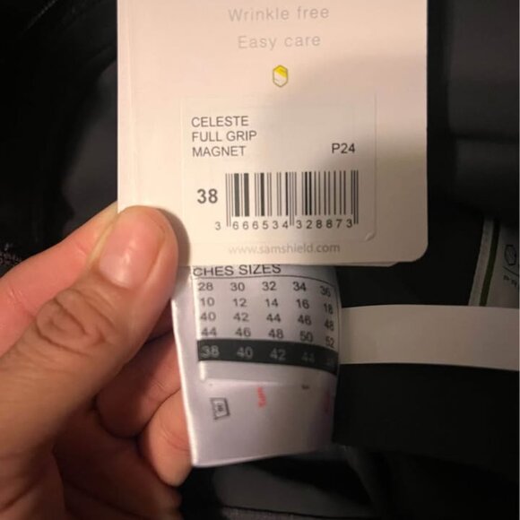 ****SOLD****NWT Samshield Celeste Full Grip breeches in Magnet size 38 (US 28) - Picture 4 of 4